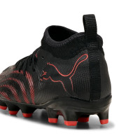 PUMA Future 9 Match Grass/Artificial Grass Football Boots (MG) Kids Black Red