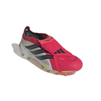 adidas Predator Elite FT Kunstgras Voetbalschoenen (AG) Rood Wit Zwart
