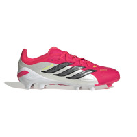 adidas Predator Elite Gras Football Boots (FG) Kids Red White Black