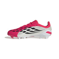 adidas Predator Elite Gras Football Boots (FG) Kids Red White Black