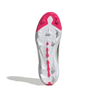 adidas Predator Elite Gras Voetbalschoenen (FG) Kids Rood Wit Zwart