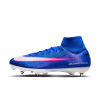 Nike Zoom Mercurial Superfly 10 Elite Iron Stud Football Boots (SG) Pro Player Blue White Hot Pink