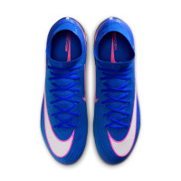 Nike Zoom Mercurial Superfly 10 Elite Iron Stud Football Boots (SG) Pro Player Blue White Hot Pink