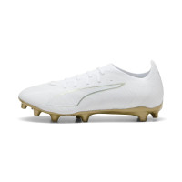 PUMA Ultra 6 Match Grass/Artificial Grass Football Boots (MG) White Gold