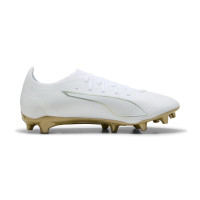 PUMA Ultra 6 Match Grass/Artificial Grass Football Boots (MG) White Gold