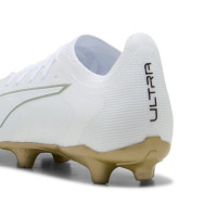 PUMA Ultra 6 Match Grass/Artificial Grass Football Boots (MG) White Gold