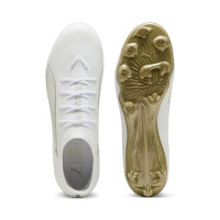 PUMA Ultra 6 Pro Gras / Kunstgras Voetbalschoenen (MG) Wit Goud
