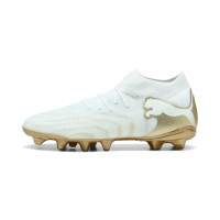 PUMA Future 9 Pro Gras / Kunstgras Voetbalschoenen (MG) Wit Goud