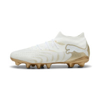 PUMA Future 9 Match Gras / Kunstgras Voetbalschoenen (MG) Wit Goud