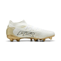PUMA Future 9 Match Gras / Kunstgras Voetbalschoenen (MG) Wit Goud