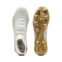 PUMA Future 9 Match Gras / Kunstgras Voetbalschoenen (MG) Wit Goud