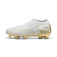 PUMA Future 9 Ultimate Gras Football Boots (FG) White Gold