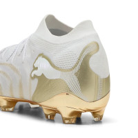 PUMA Future 9 Ultimate Gras Football Boots (FG) White Gold