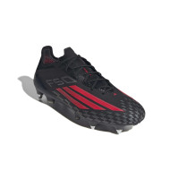 adidas F50 Elite Iron Stud Football Boots (SG) Black Red Dark Grey