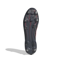 adidas F50 Elite Iron Stud Football Boots (SG) Black Red Dark Grey
