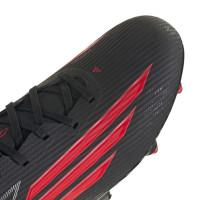 adidas F50 League Iron Stud Football Boots (SG) Black Red Dark Grey