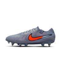 Nike Tiempo Legend 10 Elite Iron Nop Football Boots (SG) Pro Player Light Blue Bright Red Black