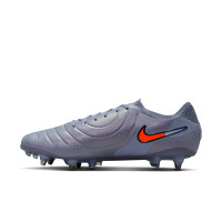 Nike Tiempo Legend 10 Elite Iron Nop Football Boots (SG) Pro Player Light Blue Bright Red Black