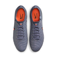 Nike Tiempo Legend 10 Elite Iron Nop Football Boots (SG) Pro Player Light Blue Bright Red Black