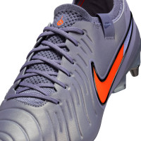 Nike Tiempo Legend 10 Elite Iron Nop Football Boots (SG) Pro Player Light Blue Bright Red Black
