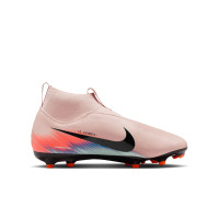 Nike Zoom Mercurial Superfly 10 Academy Grass/Artificial Grass Football Boots (MG) Kids Pink Blue Turquoise