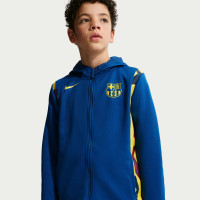 Nike FC Barcelona Trainingspak 2025-2026 Kids Donkerblauw Geel Rood