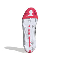 adidas Predator Elite FT Gras Voetbalschoenen (FG) Kids Rood Wit Zwart