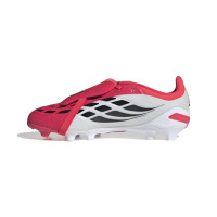 adidas Predator Elite FT Gras Voetbalschoenen (FG) Kids Rood Wit Zwart