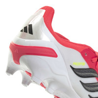 adidas Predator Elite FT Gras Voetbalschoenen (FG) Kids Rood Wit Zwart