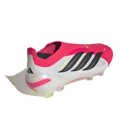 adidas Predator Elite Veterloze Gras Voetbalschoenen (FG) Rood Wit Zwart