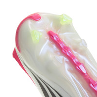 adidas Predator Elite Veterloze Gras Voetbalschoenen (FG) Rood Wit Zwart