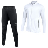 Nike Dri-FIT Park 26 Full-Zip Kids Tracksuit White Black