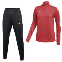 Nike Dri-FIT Strike 26 Trainingspak 1/4-Zip Dames Rood Zwart