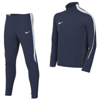 Nike Dri-FIT Strike 26 Trainingspak 1/4-Zip Kids Donkerblauw Wit