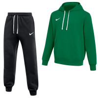 Nike Park 26 Fleece Pullover Hoodie Joggingpak Donkergroen Zwart