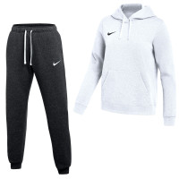Nike Park 26 Fleece Pullover Hoodie Women's Jogging Suit White Black