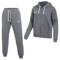 Nike Park 26 Fleece Vest Women's Jogging Suit Dark Grey White