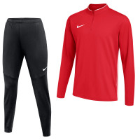 Nike Dri-FIT Park 26 Tracksuit 1/4-Zip Kids Red Black