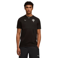 PUMA Marokko Pumatech T-Shirt 2026-2028 Zwart Wit