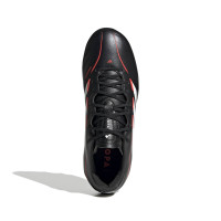 adidas Copa Pure IV League Gras Voetbalschoenen (FG) Kids Zwart Wit Rood