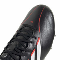 adidas Copa Pure IV League Gras Voetbalschoenen (FG) Kids Zwart Wit Rood