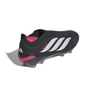adidas Predator Elite Veterloze Gras Voetbalschoenen (FG) Zwart Wit Rood