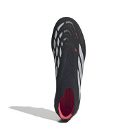 adidas Predator Elite Veterloze Gras Voetbalschoenen (FG) Zwart Wit Rood