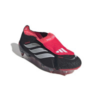 adidas Predator Elite FT IJzeren-Nop Voetbalschoenen (SG) Zwart Wit Rood