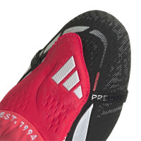 adidas Predator Elite FT IJzeren-Nop Voetbalschoenen (SG) Zwart Wit Rood