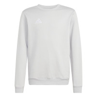 adidas Entrada 26 Crew Sweater Joggingpak Kids Grijs Wit