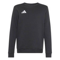 adidas Entrada 26 Crew Sweater Joggingpak Kids Zwart Wit