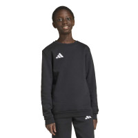 adidas Entrada 26 Crew Sweater Joggingpak Kids Zwart Wit