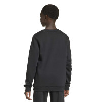 adidas Entrada 26 Crew Sweater Joggingpak Kids Zwart Wit
