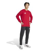 adidas Entrada 26 Crew Sweater Joggingpak Rood Zwart
